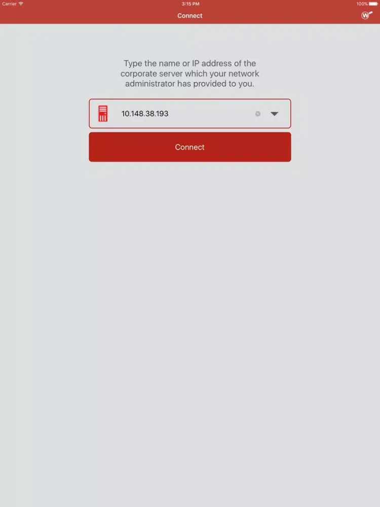 WatchGuard FireClient iPad 应用截图